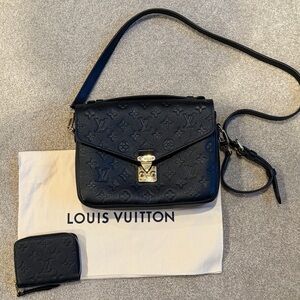 Louis Vuitton Pochette Métis & wallet.